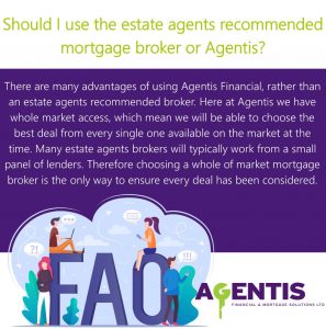 Should I use the estate agents recommendede mortgage broker or Agentis