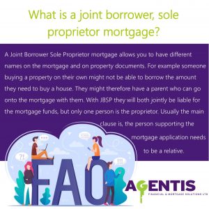 What is a joint borrower, sole proprietor mortgage